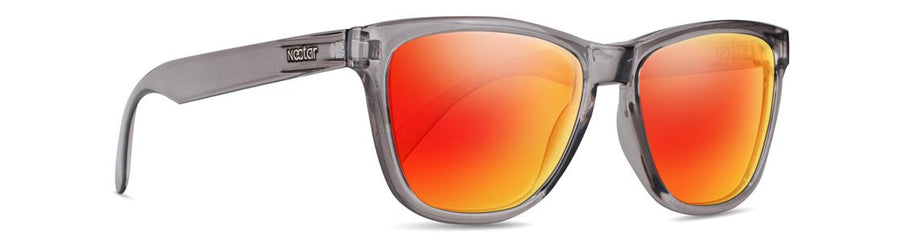 Crux Transparent Grey Frame Red Lens