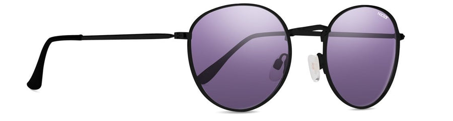 Boho Black Frame Purple Lens