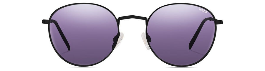 Boho Black Frame Purple Lens