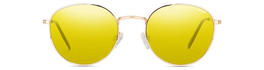 Boho Gold Frame Yellow Lens