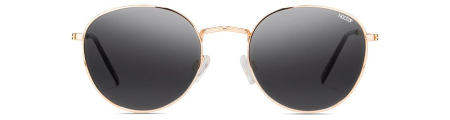 Boho Gold Frame Black Lens