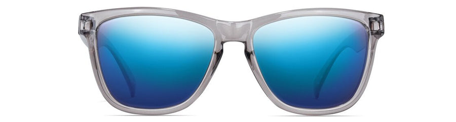 Crux Transparent Grey Frame Blue Lens