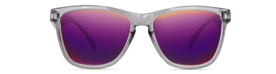 Crux Transparent Grey Frame Purple Lens